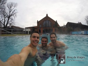 Bañito relajante en Bäderland Kaifu-Bad antes de coger el avión de vuelta.