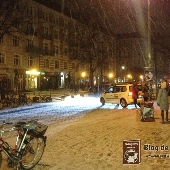 Copiosa nevada que nos cayó en pleno menos de Enero.