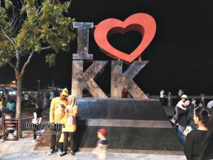 Borneo - Sabah - Kota Kinabalu - I Love KK monument