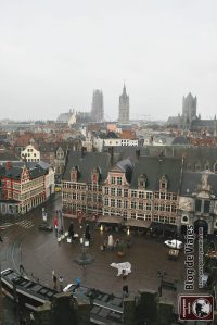 Gante Vistas desde Gravensteen Castillo