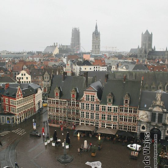 Gante Vistas desde Gravensteen Castillo