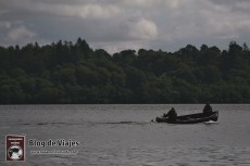 Pescadores en el Lago Ness Inverness Escocia